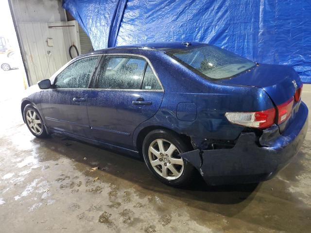 1HGCM66535A036615 - 2005 HONDA ACCORD EX BLUE photo 2