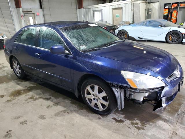 1HGCM66535A036615 - 2005 HONDA ACCORD EX BLUE photo 4