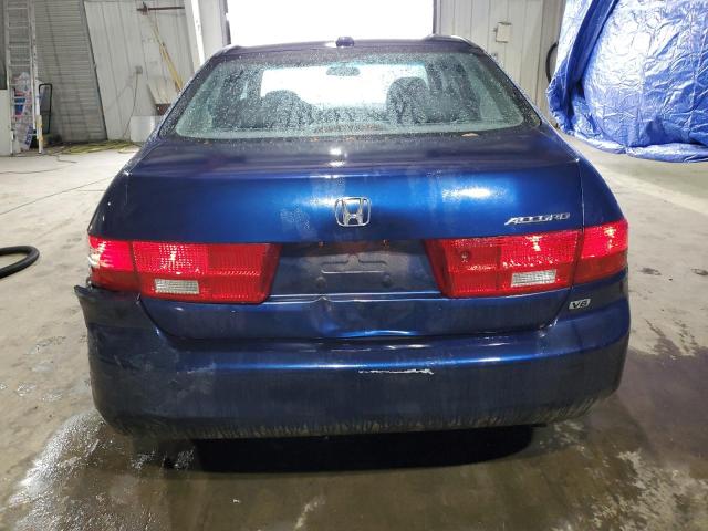 1HGCM66535A036615 - 2005 HONDA ACCORD EX BLUE photo 6