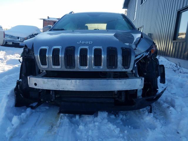 1C4PJMCSXGW345351 - 2016 JEEP CHEROKEE LATITUDE GRAY photo 5