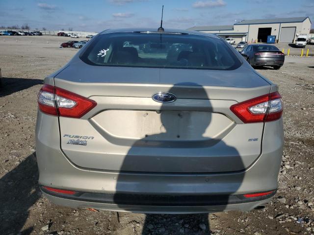 3FA6P0H76GR180463 - 2016 FORD FUSION SE BEIGE photo 6