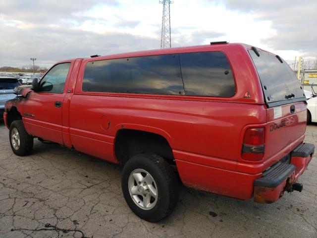 1B7HF16Z51S230734 - 2001 DODGE RAM 1500 RED photo 2