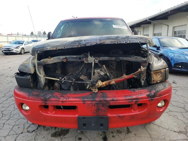 1B7HF16Z51S230734 - 2001 DODGE RAM 1500 RED photo 5