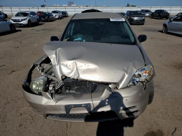 2T1KR32E53C045745 - 2003 TOYOTA COROLLA MA XR TAN photo 5