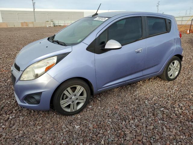 KL8CB6S95EC560715 - 2014 CHEVROLET SPARK LS BLUE photo 1