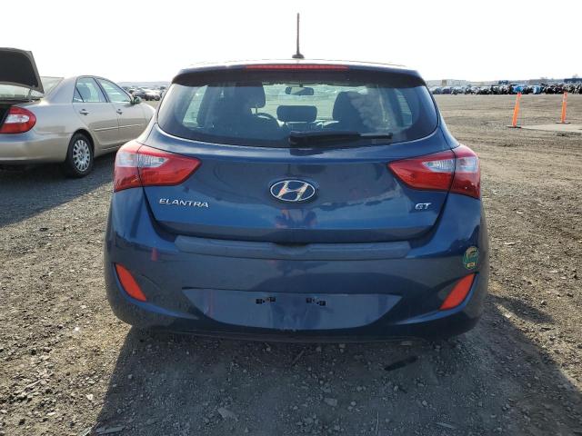 KMHD35LH9FU248123 - 2015 HYUNDAI ELANTRA GT BLUE photo 6