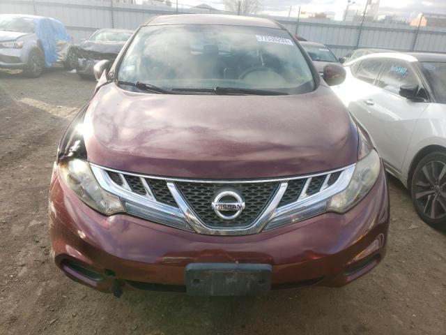 JN8AZ1MU6BW063377 - 2011 NISSAN MURANO S MAROON photo 5