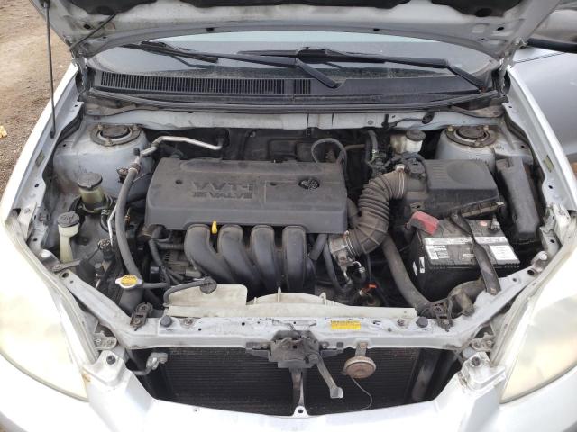 2T1KR32E75C872357 - 2005 TOYOTA COROLLA MA XR SILVER photo 11