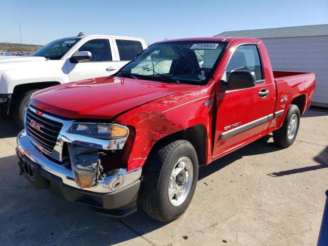 1GTCS146548102011 - 2004 GMC CANYON RED photo 1