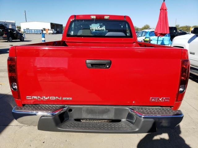 1GTCS146548102011 - 2004 GMC CANYON RED photo 6