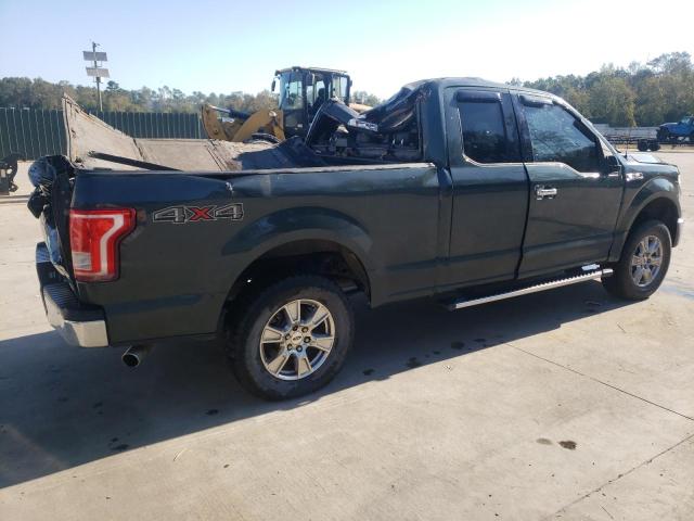 1FTFX1EF3FFA14361 - 2015 FORD F150 SUPER CAB GREEN photo 3