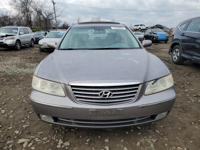 KMHFC46F46A081491 - 2006 HYUNDAI AZERA SE SILVER photo 5