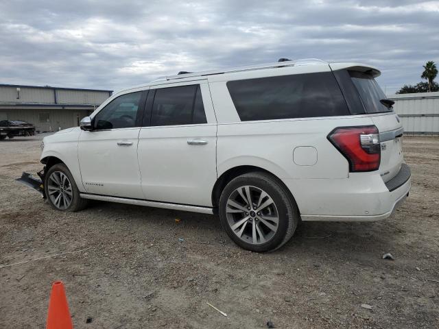 1FMJK1LT9MEA84057 - 2021 FORD EXPEDITION MAX PLATINUM WHITE photo 2