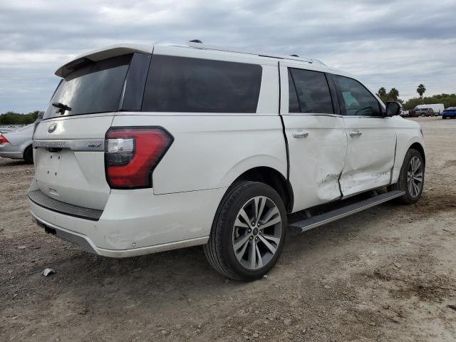 1FMJK1LT9MEA84057 - 2021 FORD EXPEDITION MAX PLATINUM WHITE photo 3
