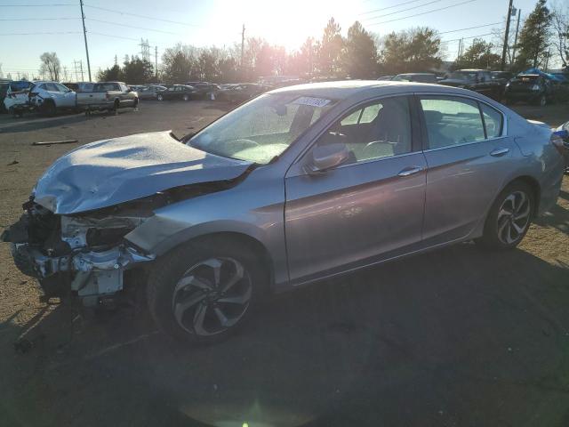 1HGCR3F89GA019489 - 2016 HONDA ACCORD EXL SILVER photo 1