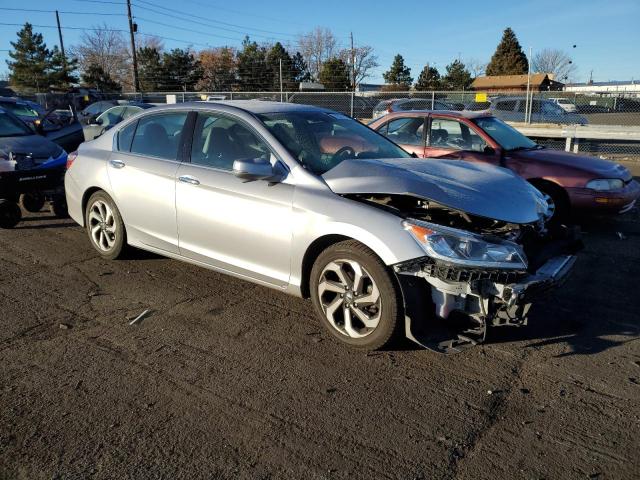 1HGCR3F89GA019489 - 2016 HONDA ACCORD EXL SILVER photo 4