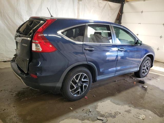 2HKRM4H4XGH626436 - 2016 HONDA CR-V SE BLUE photo 3