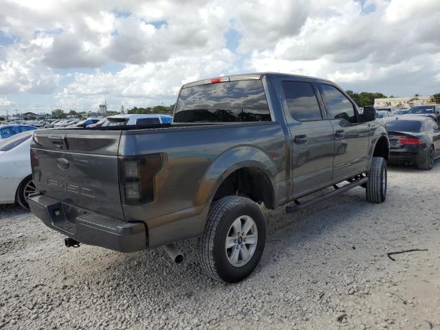 1FTEW1E59JFD62163 - 2018 FORD F150 SUPERCREW GRAY photo 3