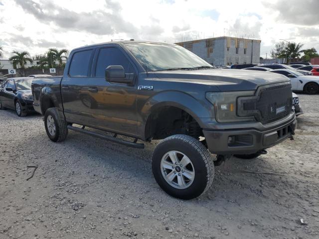 1FTEW1E59JFD62163 - 2018 FORD F150 SUPERCREW GRAY photo 4