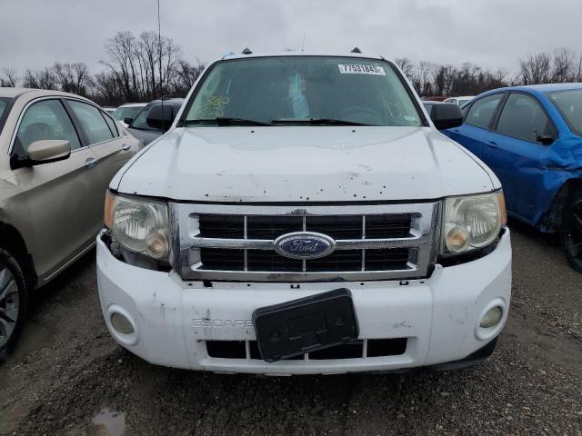 1FMCU93G69KC39130 - 2009 FORD ESCAPE XLT WHITE photo 5