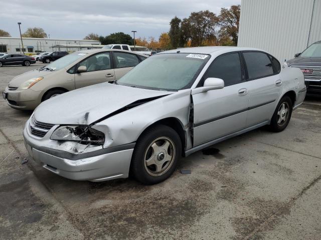 2G1WF52EX39166513 - 2003 CHEVROLET IMPALA SILVER photo 1