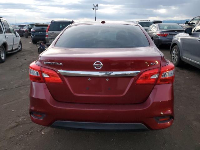 3N1AB7AP2JY289606 - 2018 NISSAN SENTRA S RED photo 6