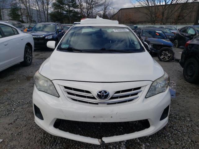 5YFBU4EE8DP114381 - 2013 TOYOTA COROLLA BASE WHITE photo 5