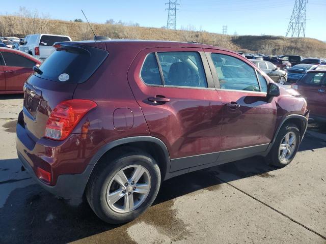 3GNCJNSB1HL163350 - 2017 CHEVROLET TRAX LS MAROON photo 3