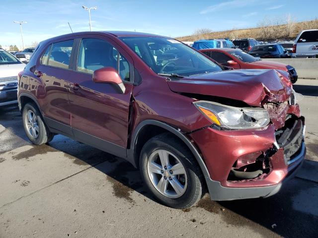 3GNCJNSB1HL163350 - 2017 CHEVROLET TRAX LS MAROON photo 4