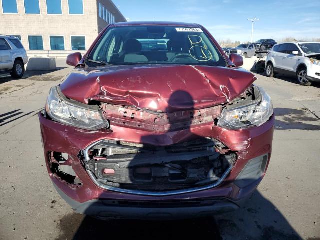 3GNCJNSB1HL163350 - 2017 CHEVROLET TRAX LS MAROON photo 5