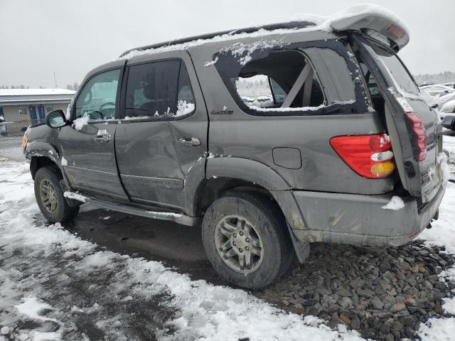 5TDBT48A53S146397 - 2003 TOYOTA SEQUOIA LIMITED GRAY photo 2