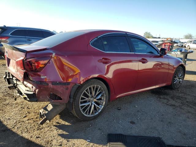 JTHBK262965001407 - 2006 LEXUS IS 250 RED photo 3