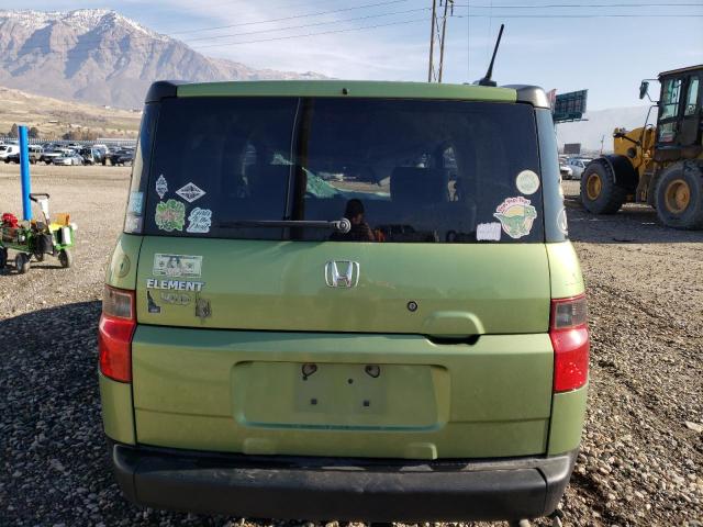 5J6YH28706L012983 - 2006 HONDA ELEMENT EX GREEN photo 6