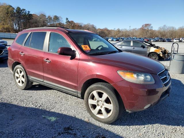 5NMSH13E97H038030 - 2007 HYUNDAI SANTA FE SE BURGUNDY photo 4