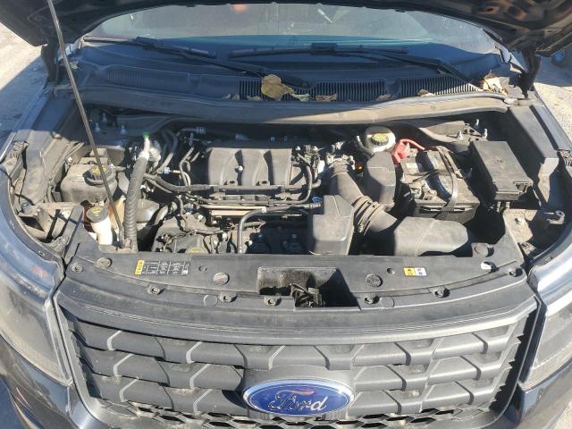 1FM5K8AR1KGB46022 - 2019 FORD EXPLORER POLICE INTERCEPTOR 黑色 照片 12