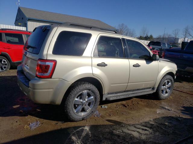 1FMCU0D72CKB26762 - 2012 FORD ESCAPE XLT BEIGE photo 3