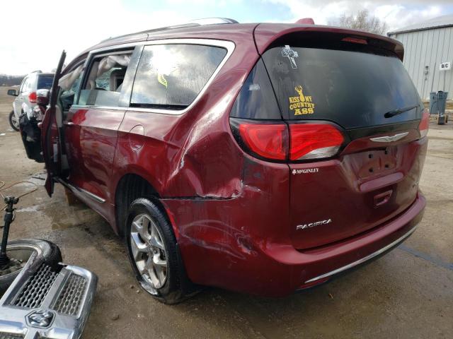 2C4RC1GG9HR578333 - 2017 CHRYSLER PACIFICA LIMITED BURGUNDY photo 2