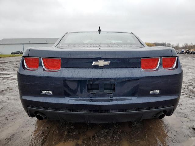 2G1FE1ED7B9180592 - 2011 CHEVROLET CAMARO LS BLUE photo 6