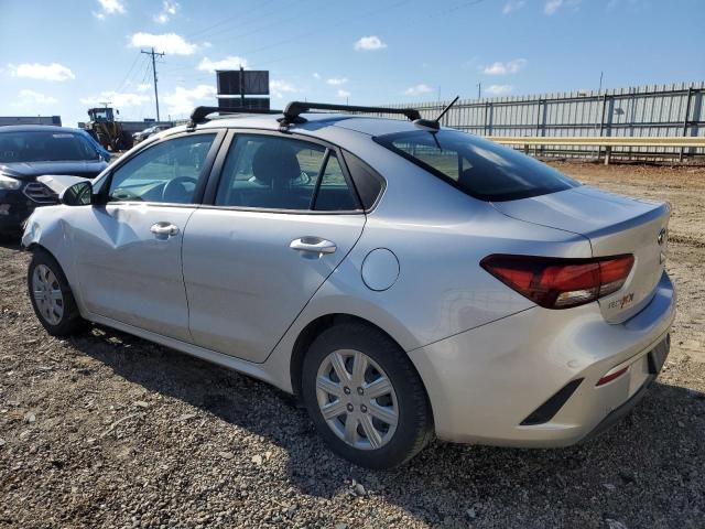 3KPA24AD9ME429738 - 2021 KIA RIO LX SILVER photo 2