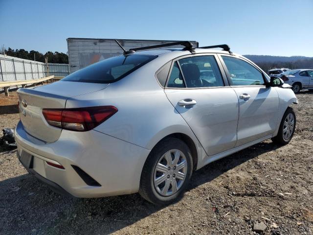 3KPA24AD9ME429738 - 2021 KIA RIO LX SILVER photo 3