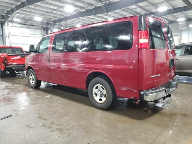 1GNFG15T571134142 - 2007 CHEVROLET EXPRESS G1 MAROON photo 2