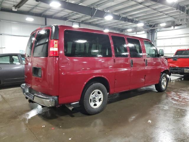 1GNFG15T571134142 - 2007 CHEVROLET EXPRESS G1 MAROON photo 3