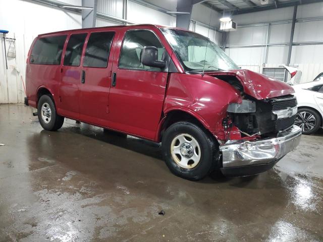 1GNFG15T571134142 - 2007 CHEVROLET EXPRESS G1 MAROON photo 4