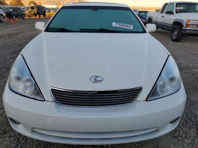 JTHBA30G465143709 - 2006 LEXUS ES 330 WHITE photo 5