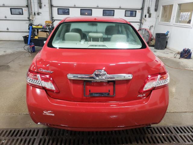 4T4BF3EK9AR028684 - 2010 TOYOTA CAMRY BASE RED photo 6