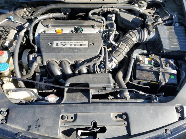1HGCS12718A002595 - 2008 HONDA ACCORD EX BLACK photo 11