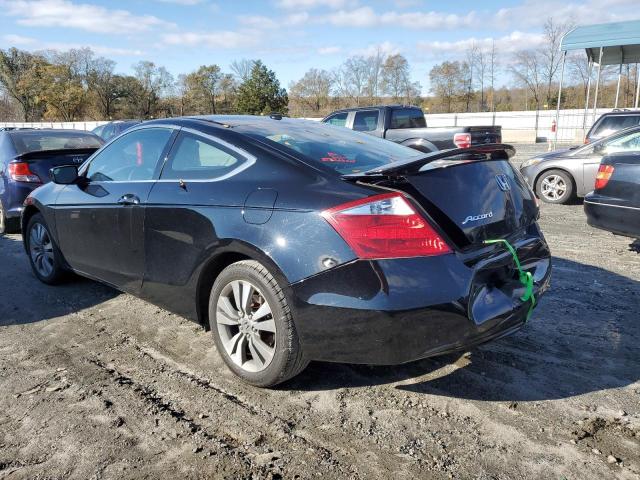 1HGCS12718A002595 - 2008 HONDA ACCORD EX BLACK photo 2