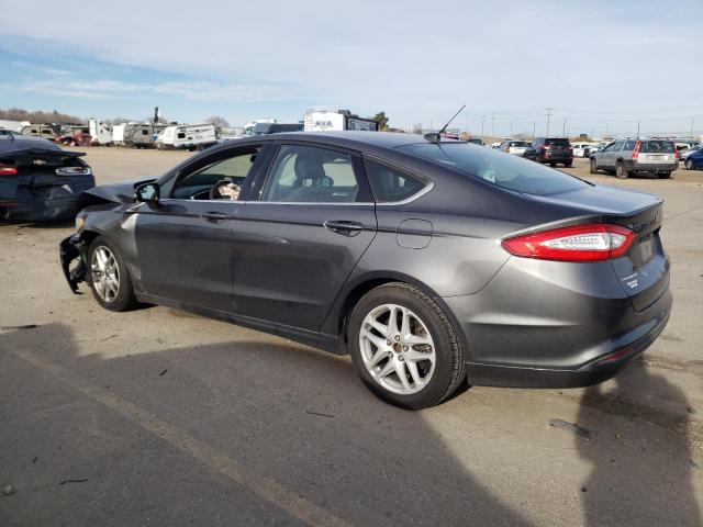 3FA6P0H76GR218337 - 2016 FORD FUSION SE GRAY photo 2