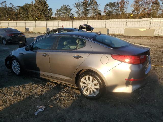 5XXGN4A77EG327486 - 2014 KIA OPTIMA EX GRAY photo 2