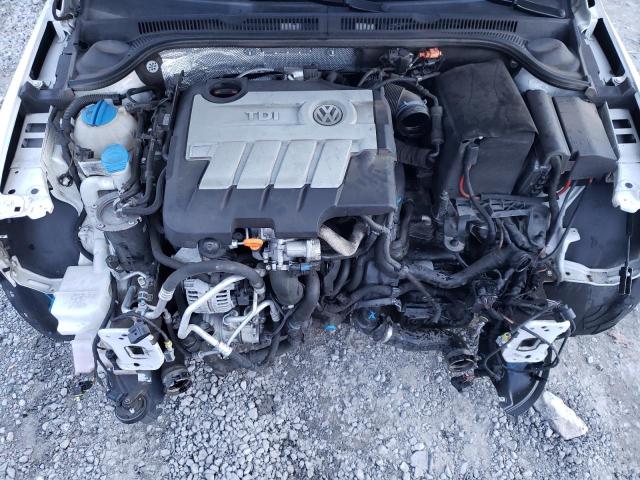 3VWLL7AJ9DM395817 - 2013 VOLKSWAGEN JETTA TDI WHITE photo 11